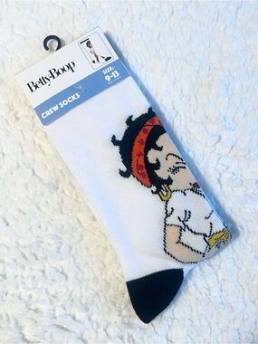 Betty Boop Crew Socks